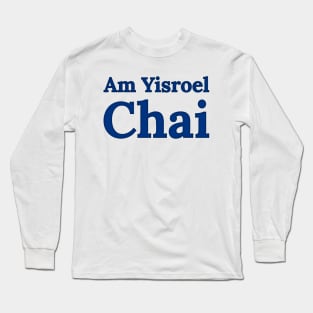 Am Yisroel Chai Long Sleeve T-Shirt